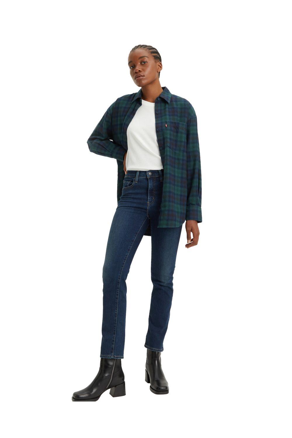 Jeans Mujer 724 High Rise Straight Azul Levis 18883-0208-3