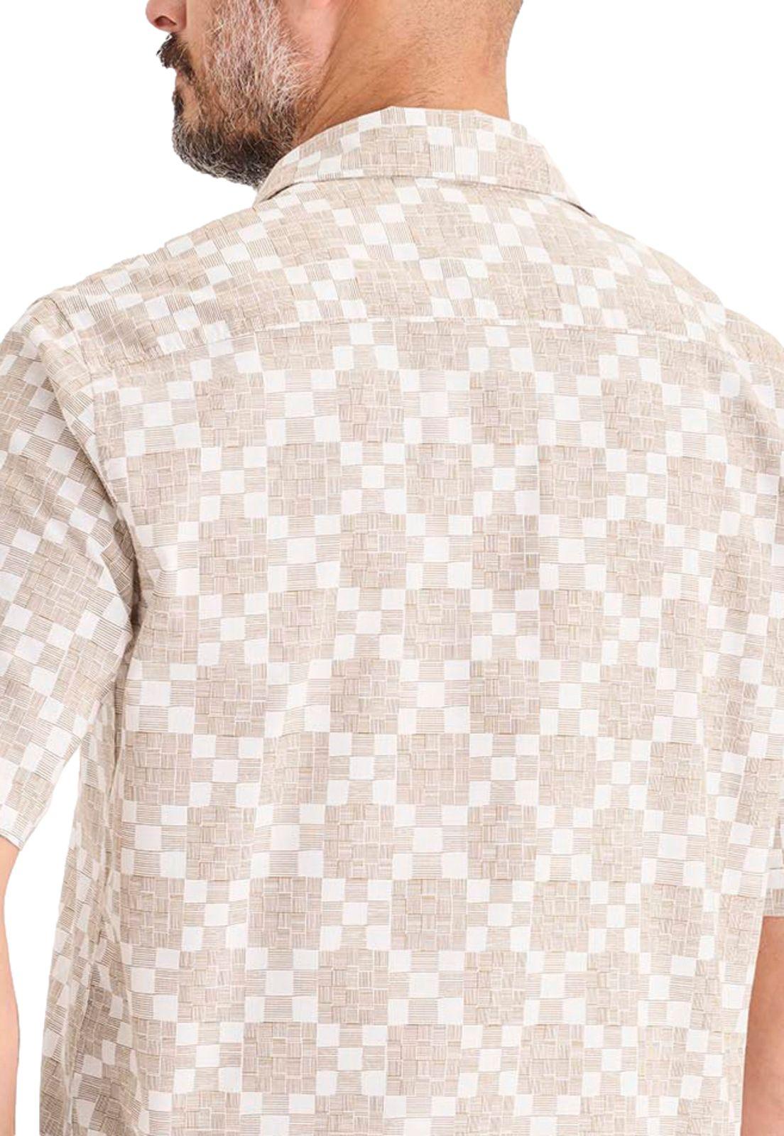 Camisa Hombre Camp SS Regular Fit Beige A1732-0057-3