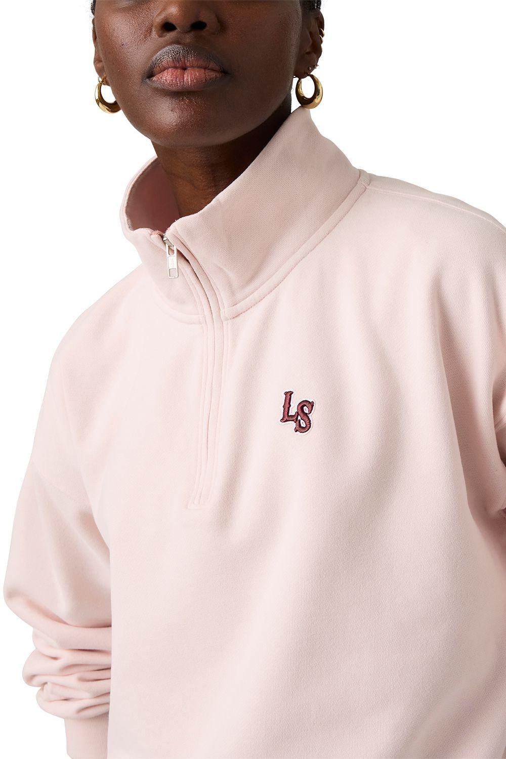 Polerón Mujer Vintage Boxy 1/4 Zip Rosado Levis 005GS-0004-3