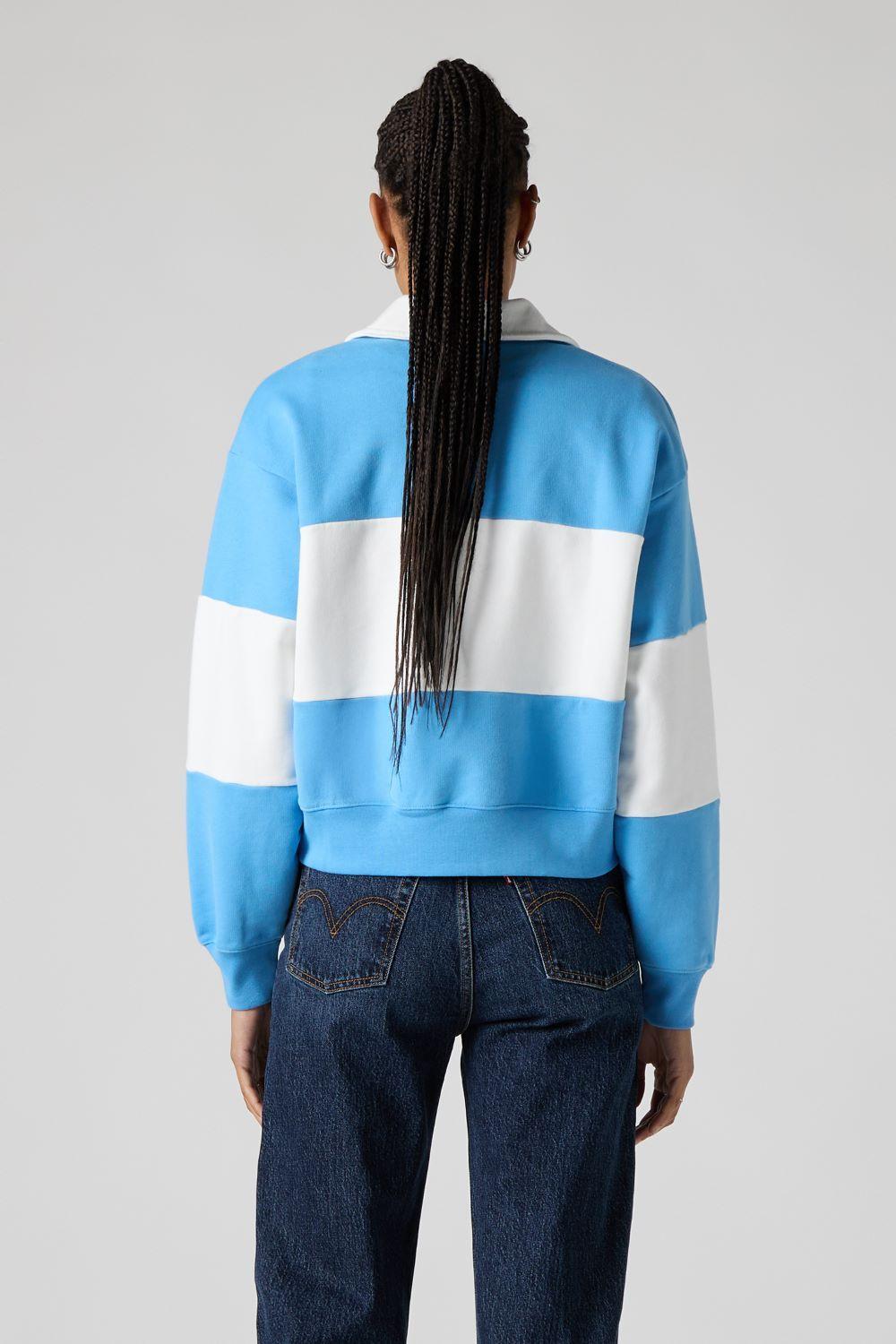 Polerón Mujer Banks 1/4 Zip Azul Levis 003QM-0003-1