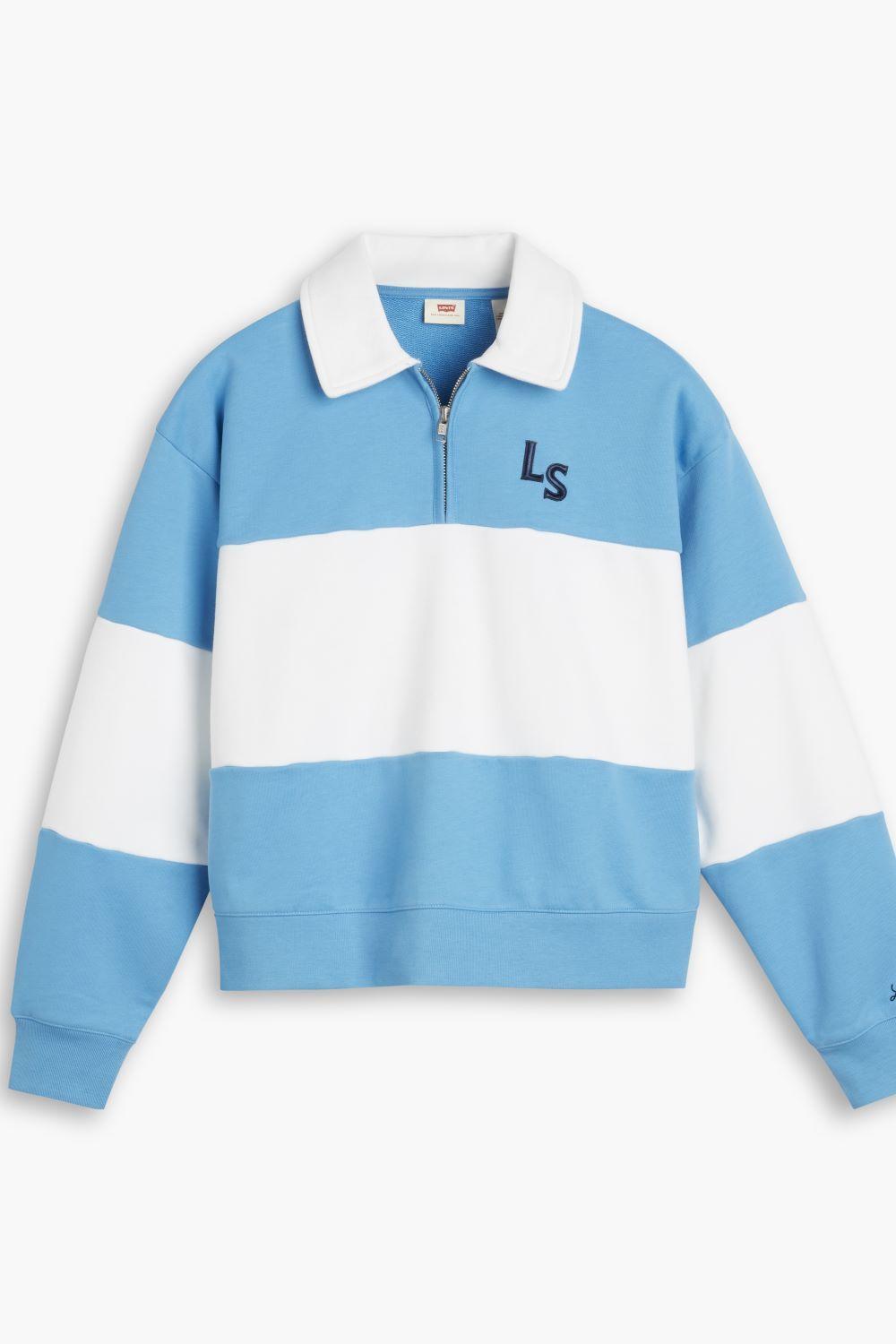 Polerón Mujer Banks 1/4 Zip Azul Levis 003QM-0003-3