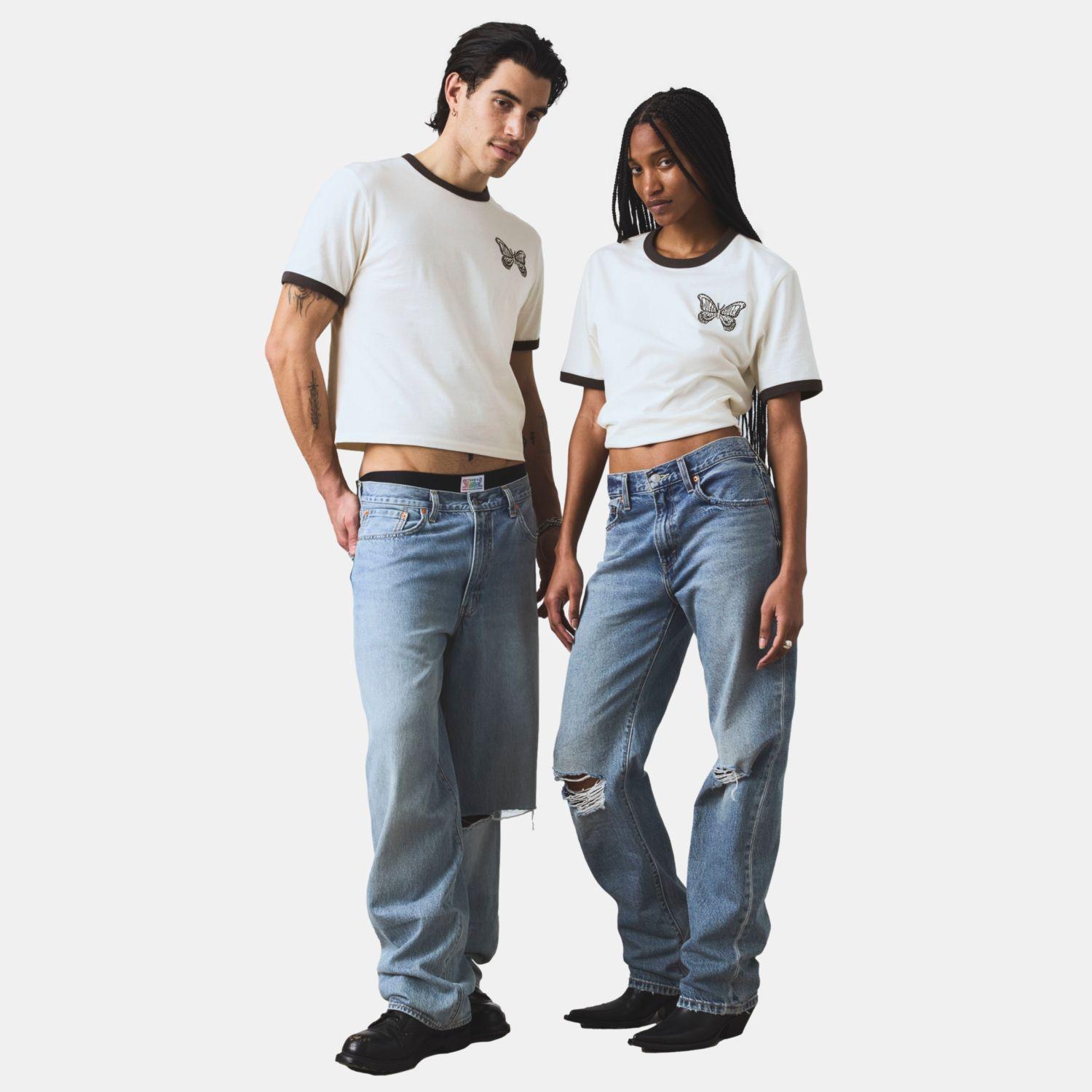 Polera Mujer Pride Shrunken Ringer Tee Beige Levis 0065Q-0000-0