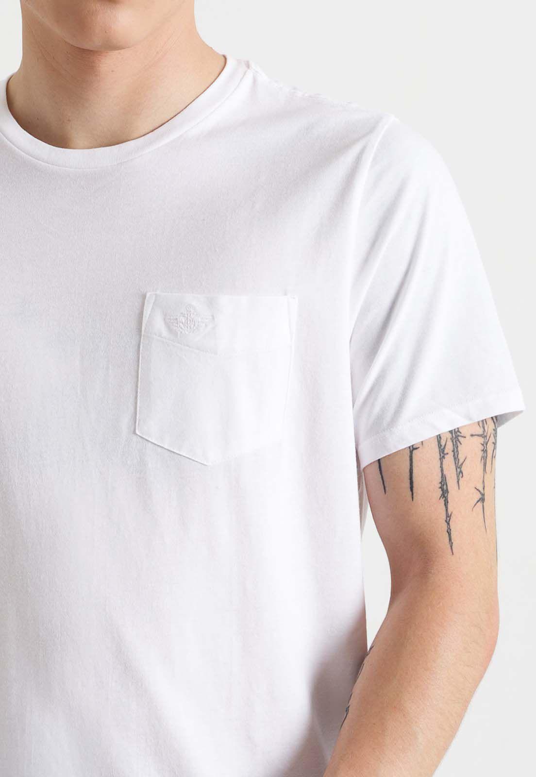 Polera Pocket Tee Slim Fit Blanca-1