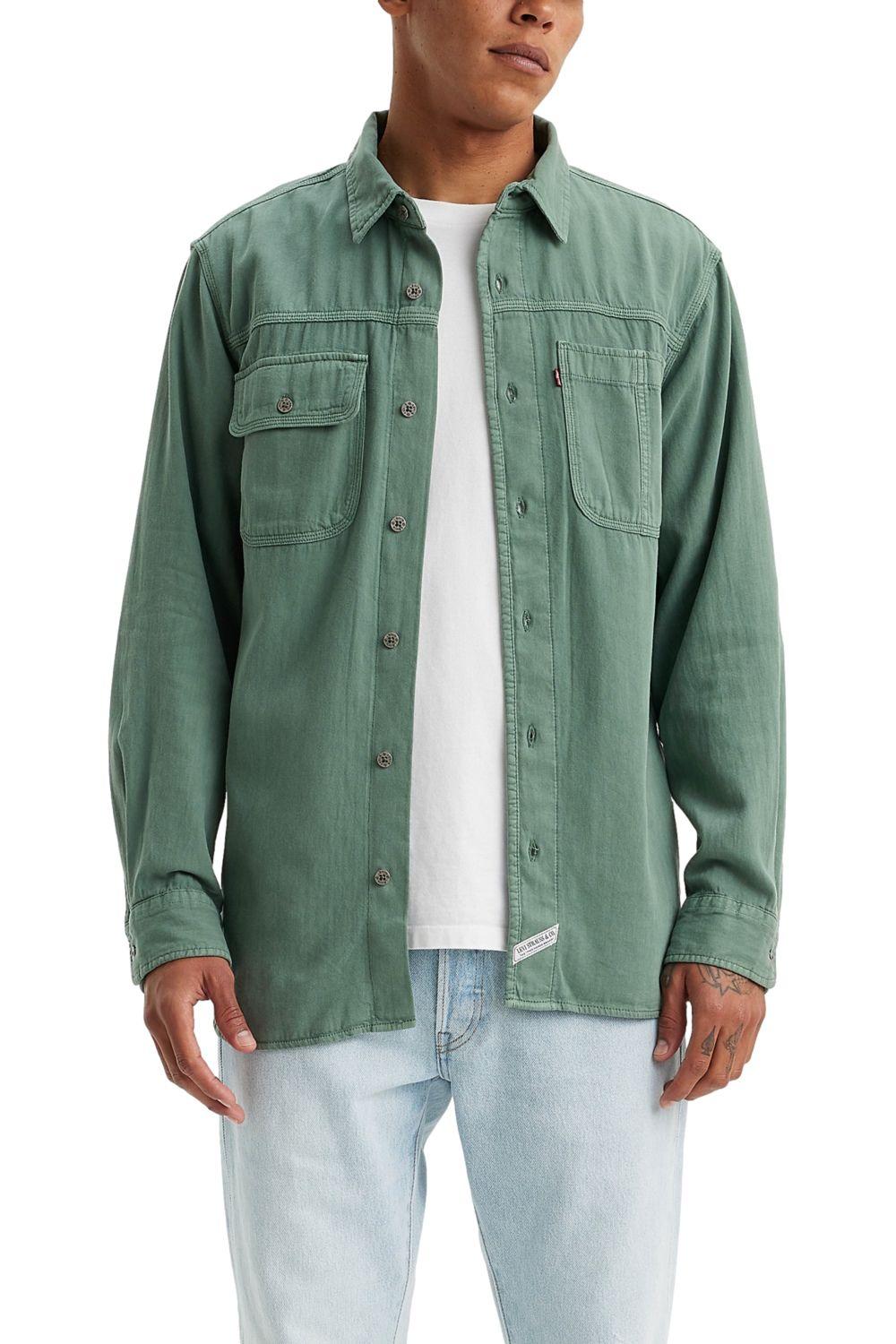 Camisa Hombre Auburn Worker Verde Levis A7224-0000-0