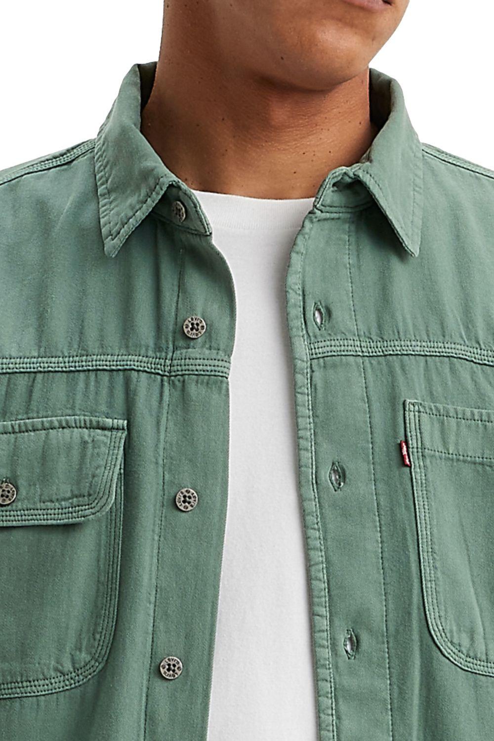Camisa Hombre Auburn Worker Verde Levis A7224-0000-2