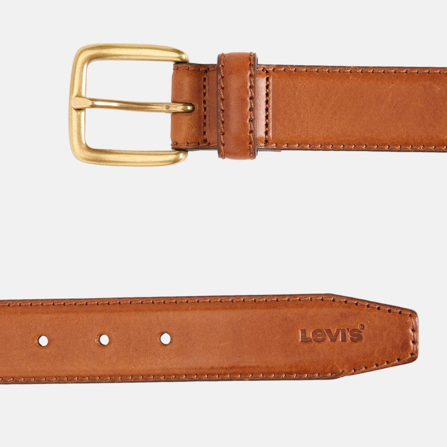 Cinturón Hombre Finn Feather Edge Belt Café Levis 007YU-0000-2