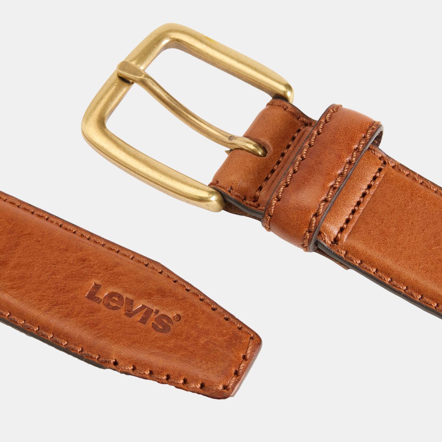 Cinturón Hombre Finn Feather Edge Belt Café Levis 007YU-0000-3
