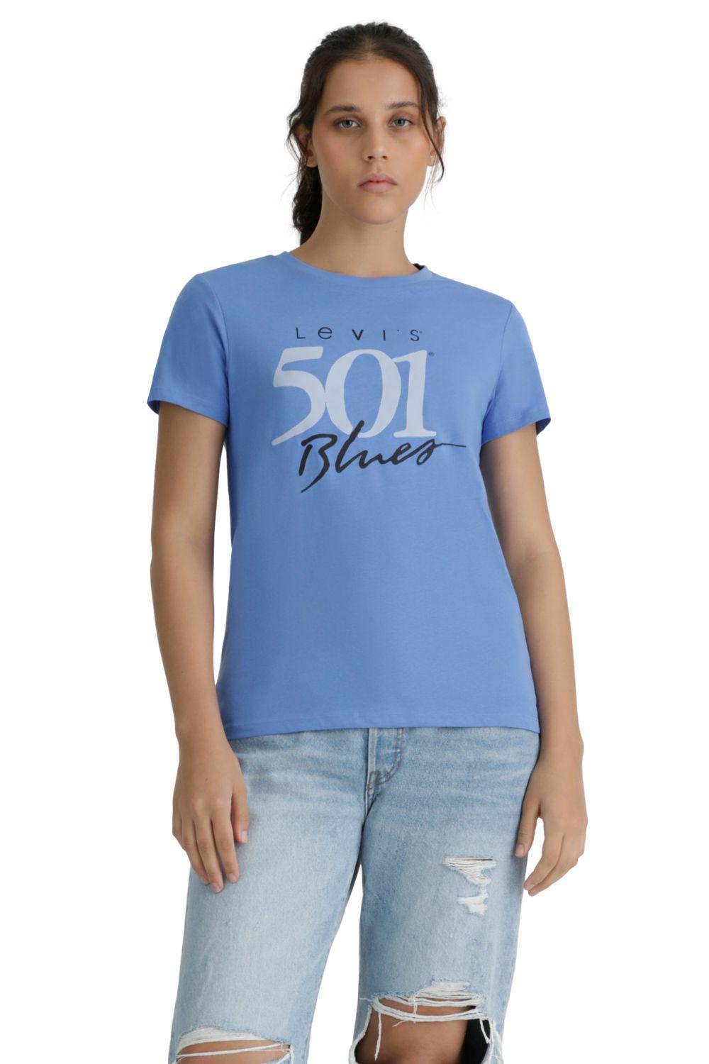 Polera Mujer Regular Fit Azul Levis 17369-2959-0