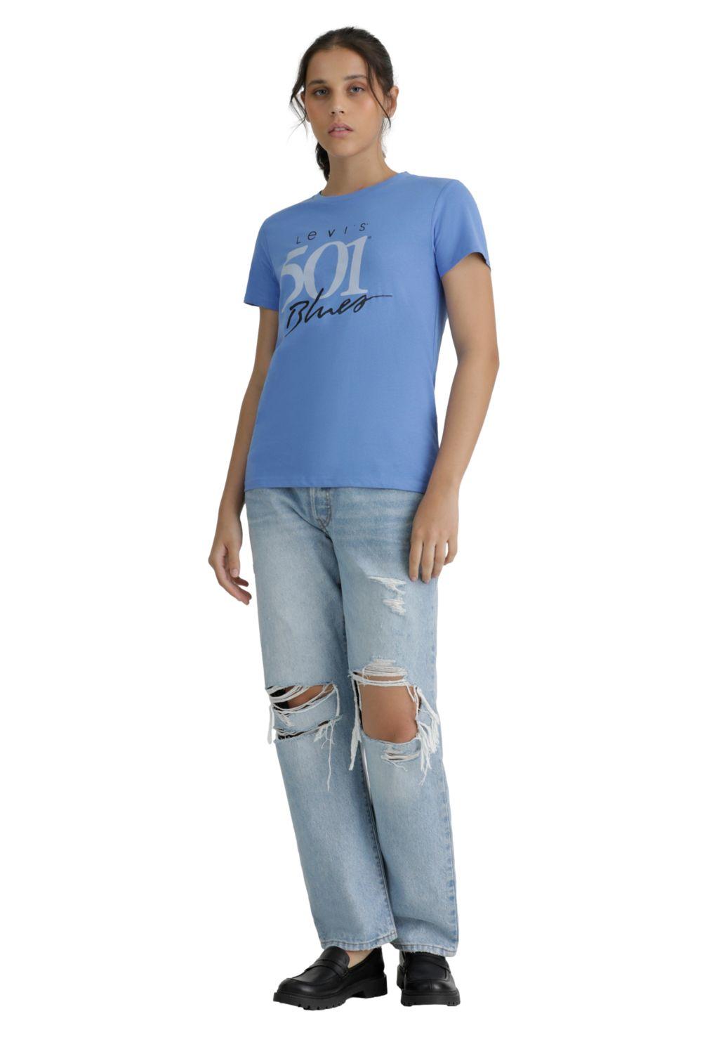 Polera Mujer Regular Fit Azul Levis 17369-2959-3