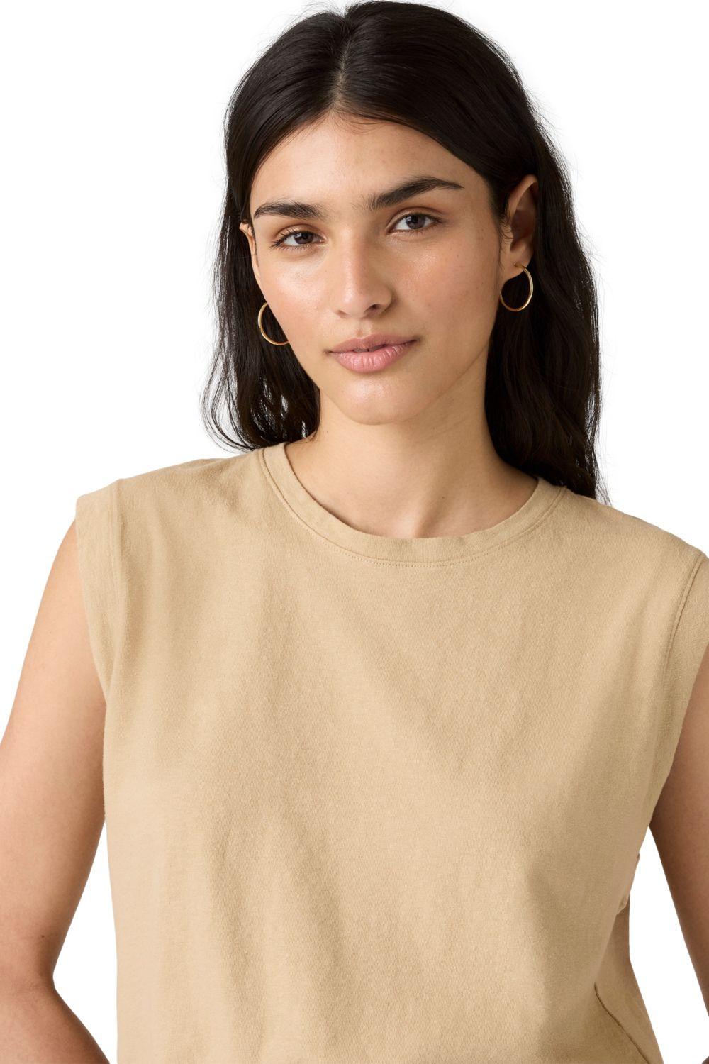 Polera Mujer Boxy Tank Beige Levis A8794-0010-3