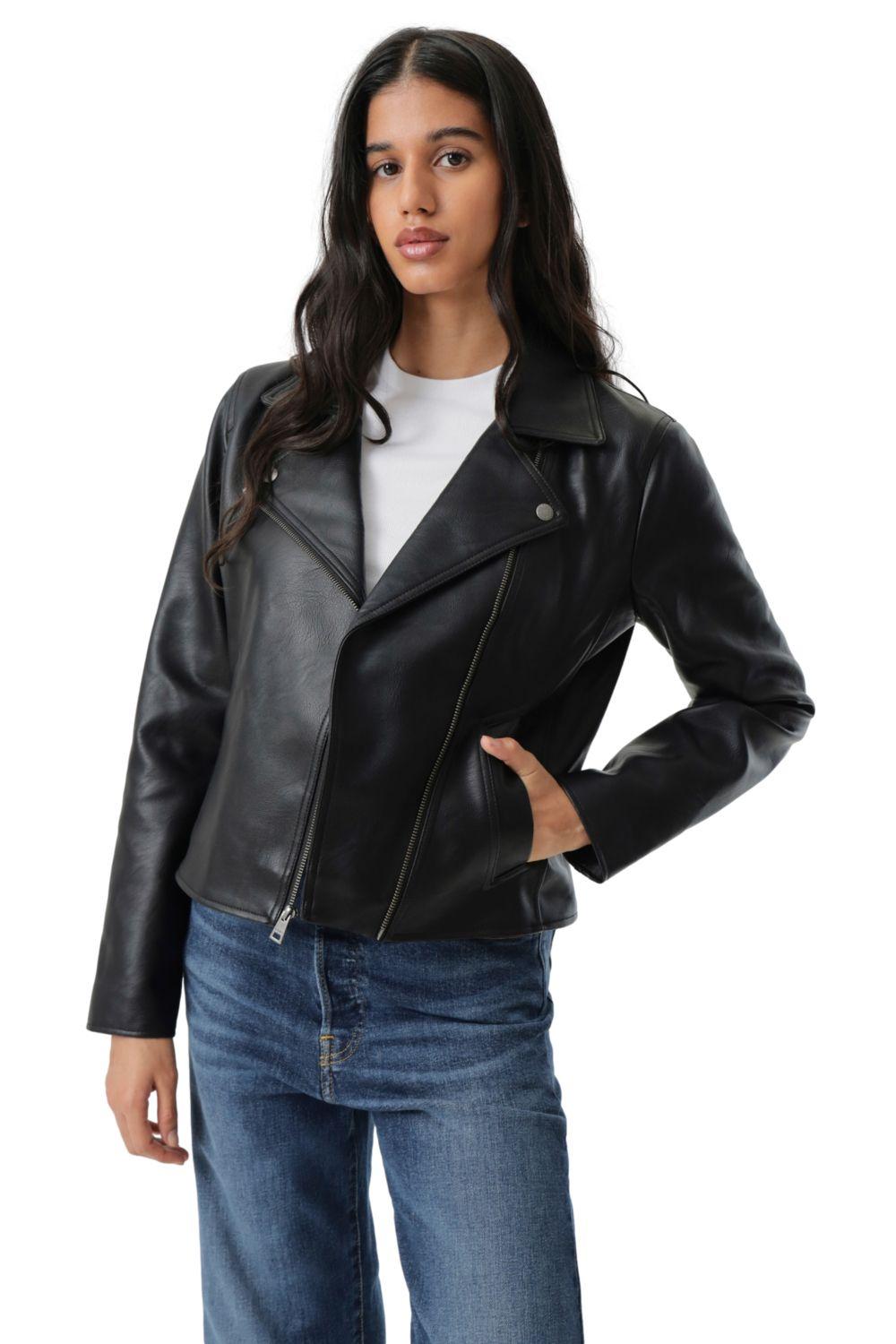 Chaqueta Mujer Slim Moto Welt Pockets Negro Levis 59544-0729-3