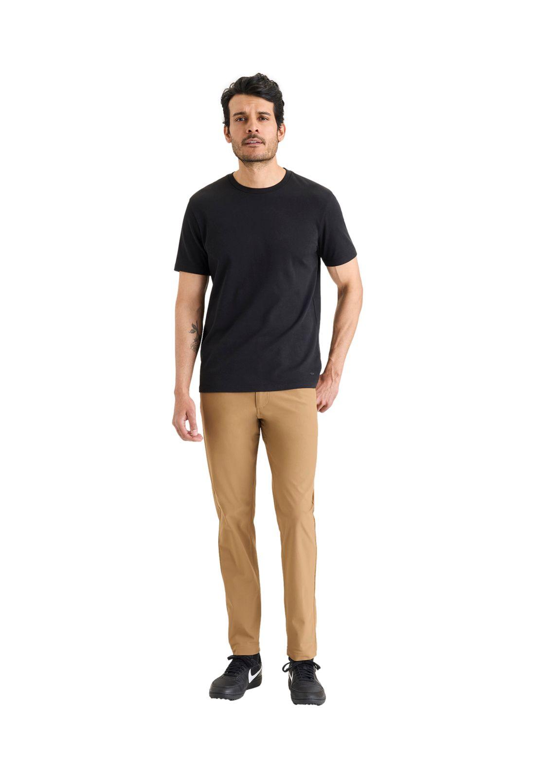 Pantalón Hombre Go Airweave Slim Tapered Fit Khaki-4