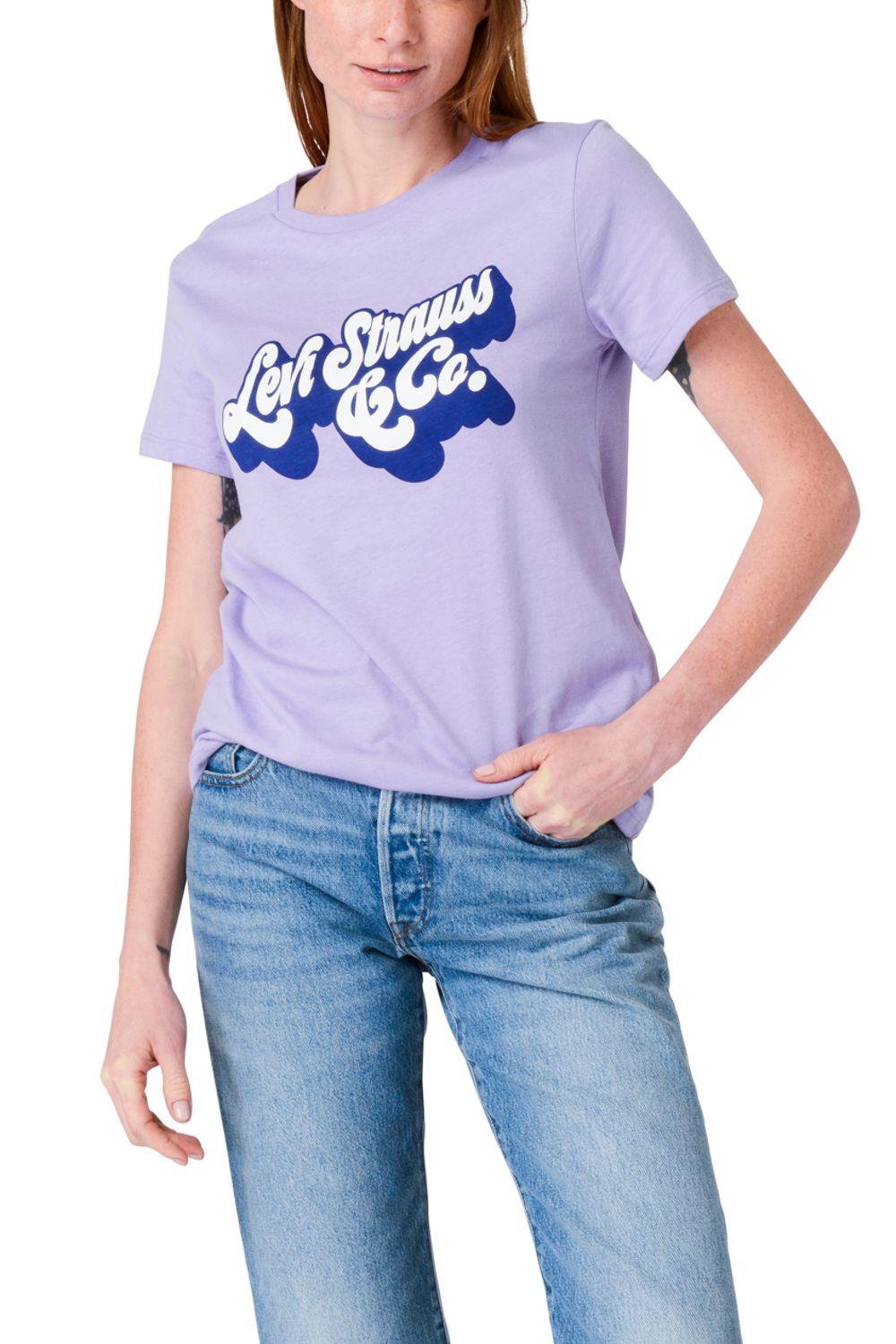 Polera Mujer Regular Fit Lila Levis 17369-2969-2