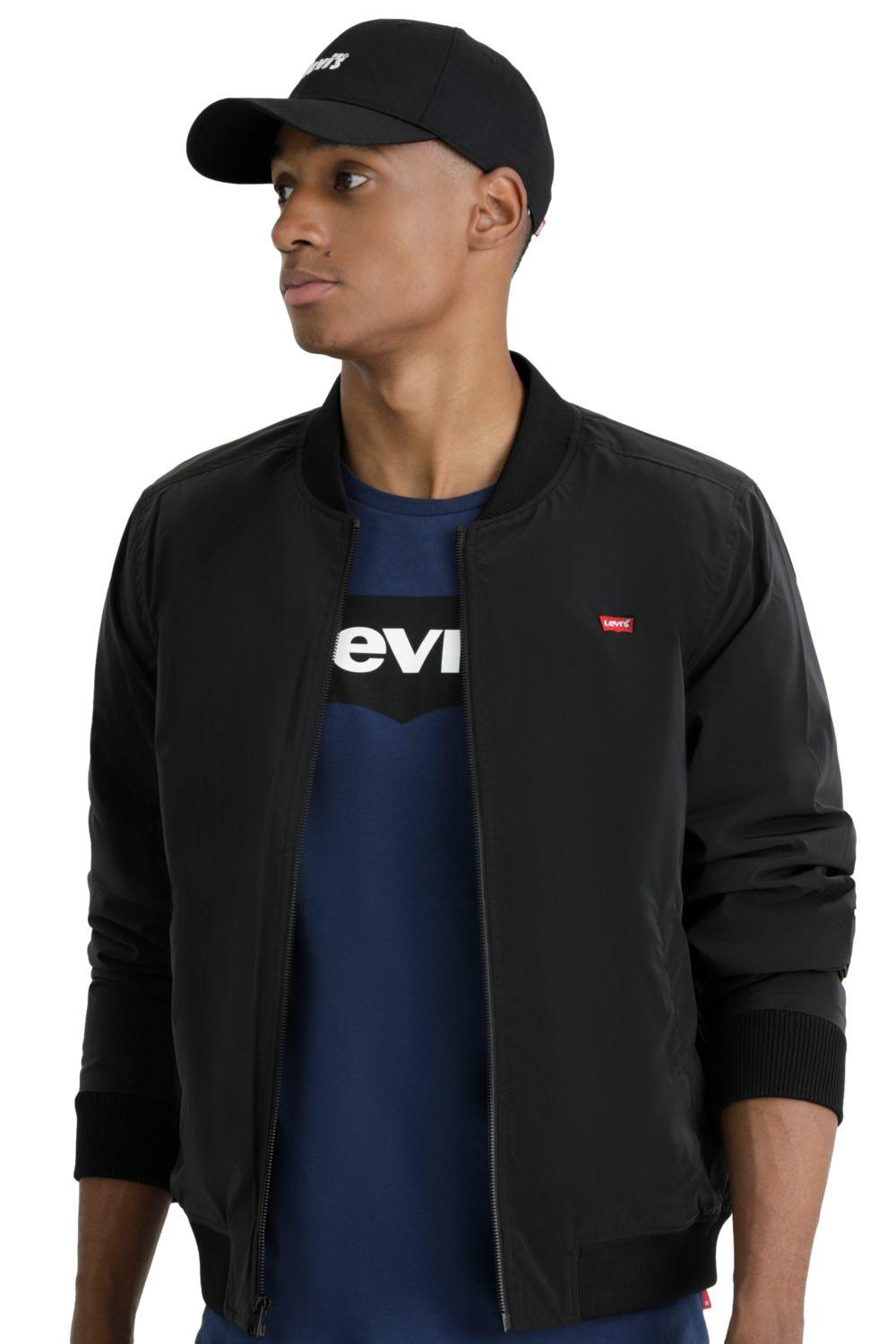 Chaqueta Hombre Bomber Poly Negro Levis 59491-0444-4