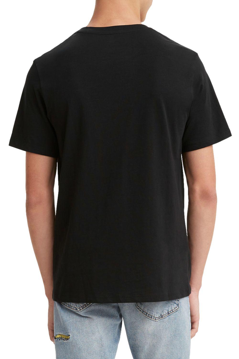 Polera Hombre Ss Classic Pocket Tee Negro Levis 19342-0177-1