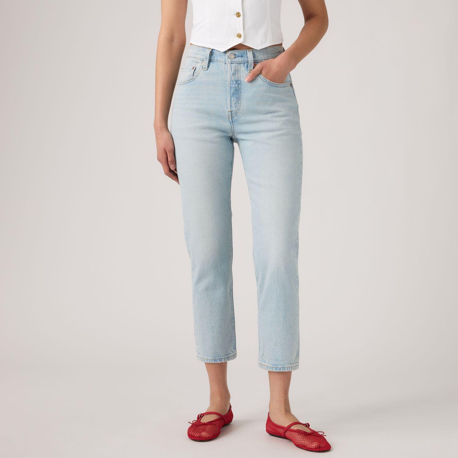 Jeans Mujer 501 Crop Celeste Levis 36200-0416-0