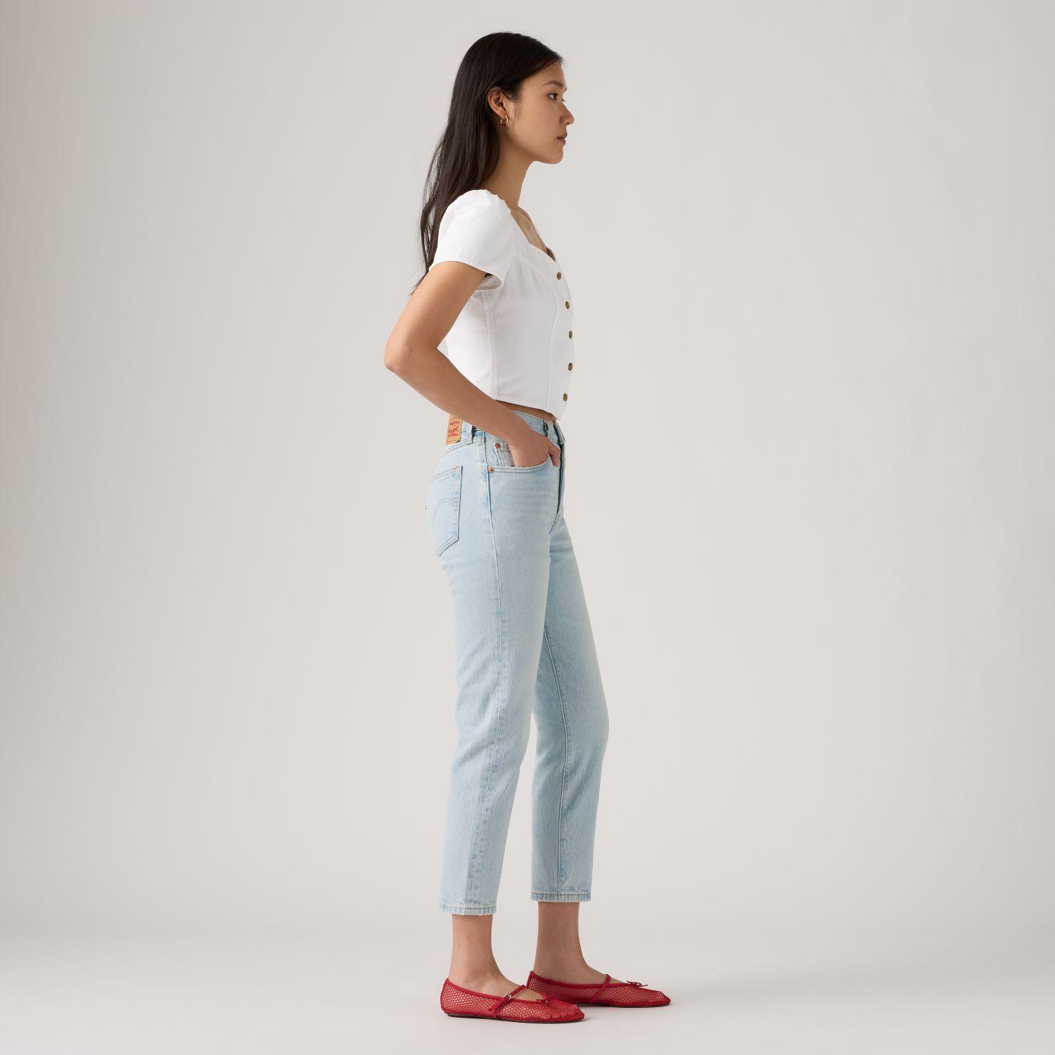 Jeans Mujer 501 Crop Celeste Levis 36200-0416-2