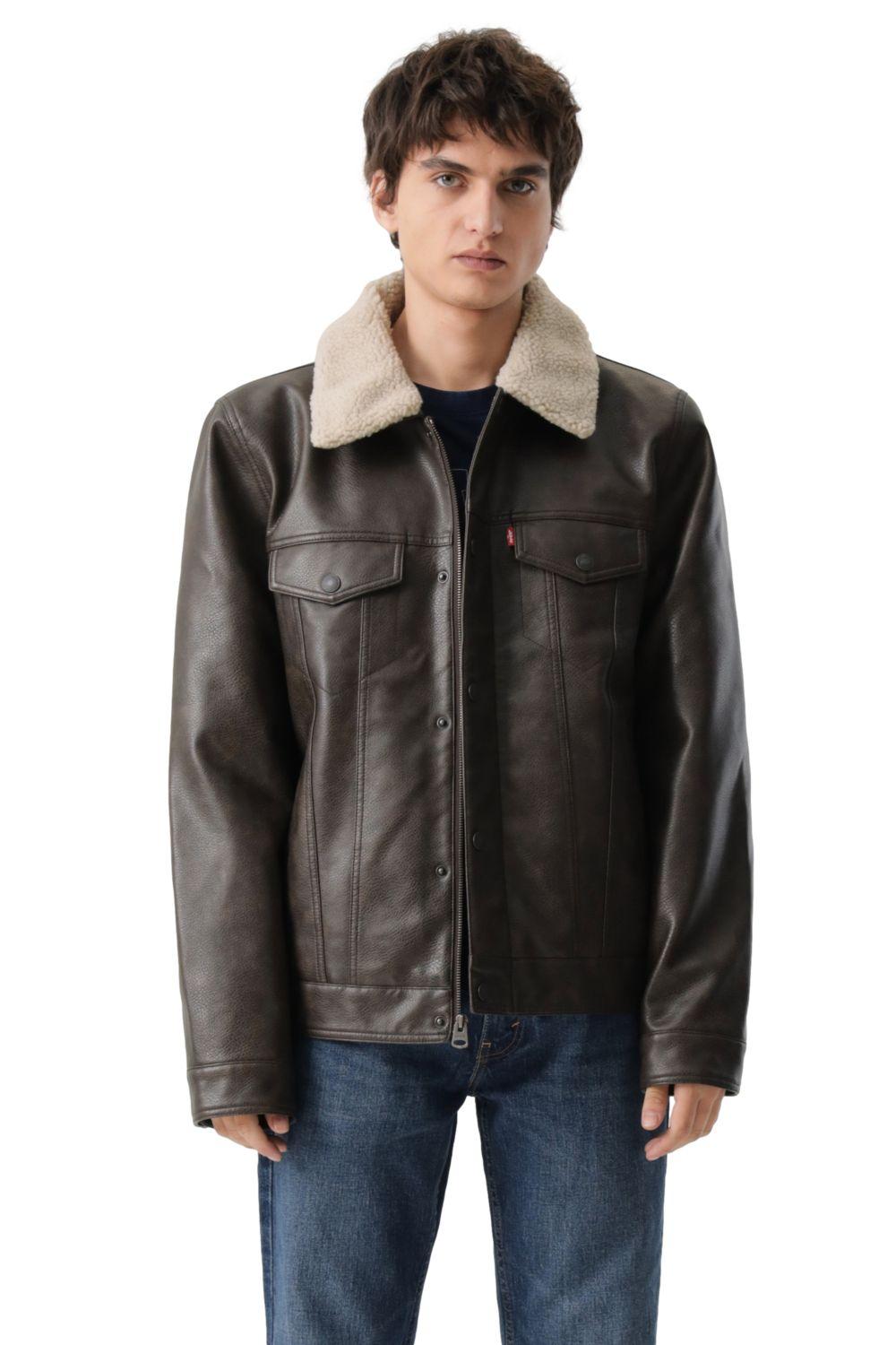 Chaqueta Hombre Sherpa Collar Café Levis 59491-0564-0