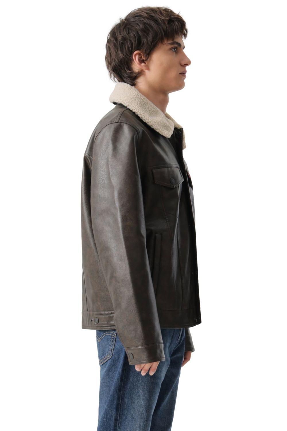 Chaqueta Hombre Sherpa Collar Café Levis 59491-0564-1