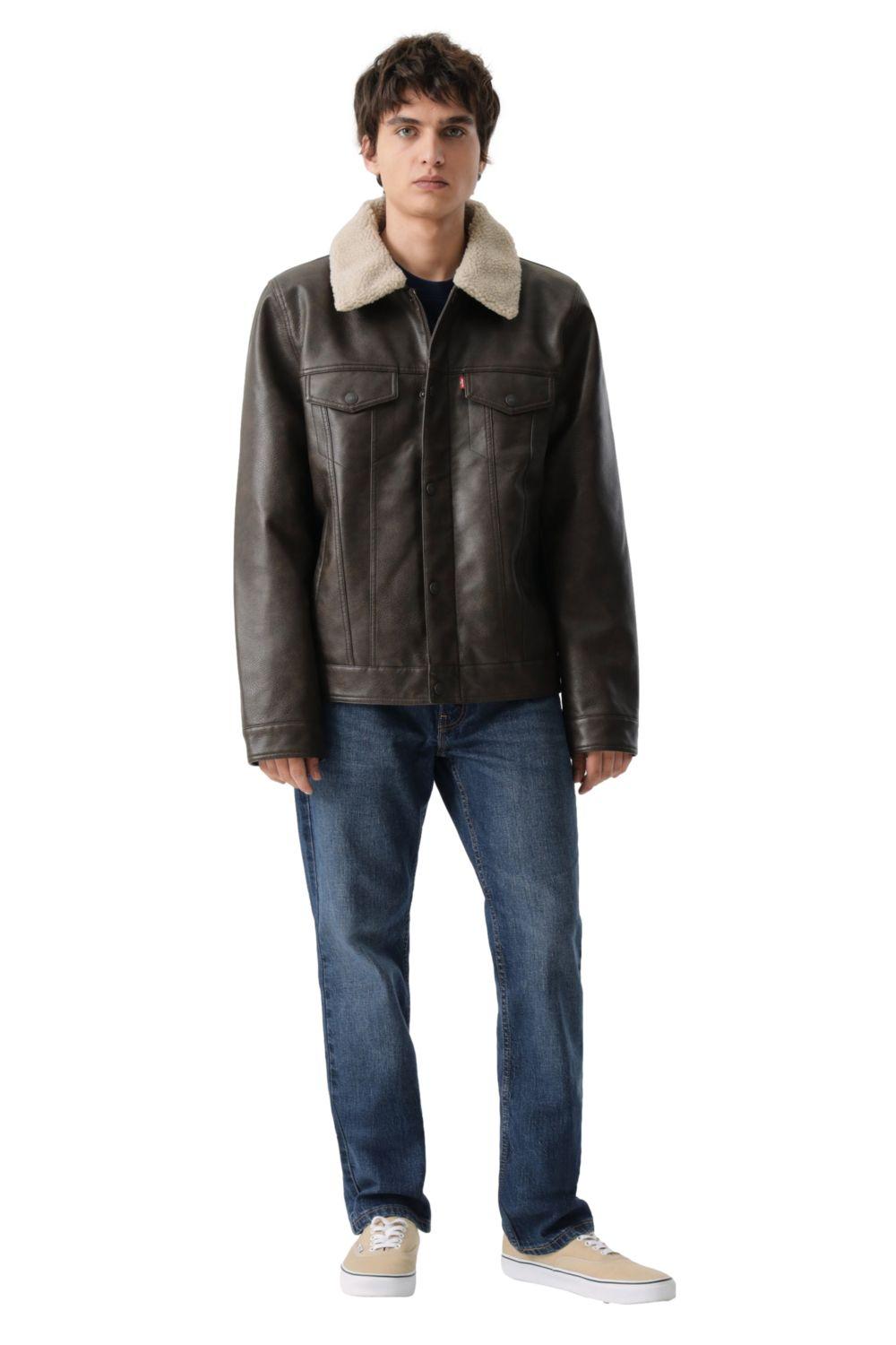 Chaqueta Hombre Sherpa Collar Café Levis 59491-0564-3