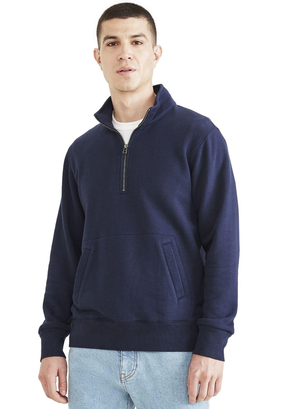 Polerón Hombre Half-Zip Fleece Regular Fit Azul A3151-0000-0
