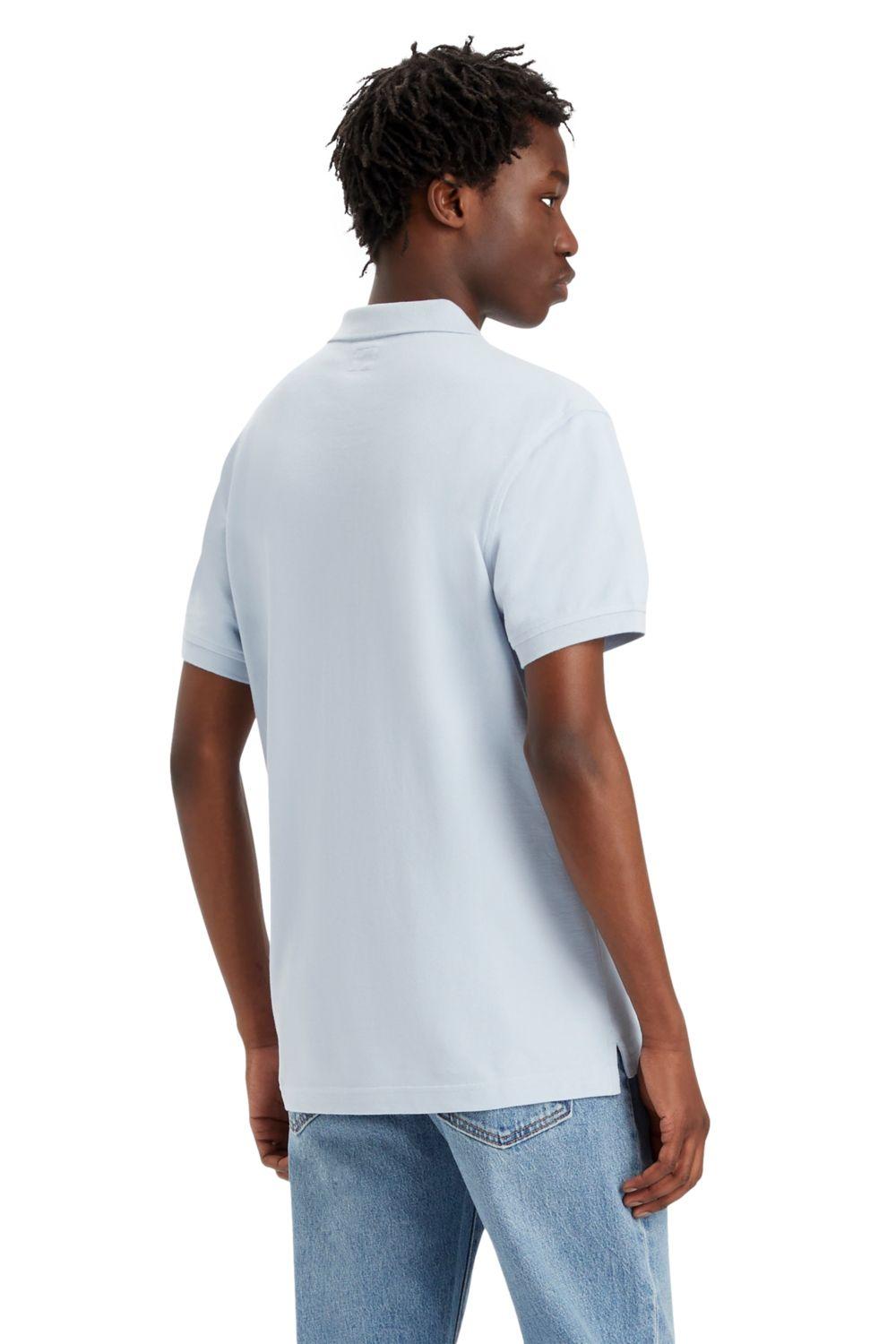 Polera Hombre Cuello en Punta Azul Levis 35883-0162-1