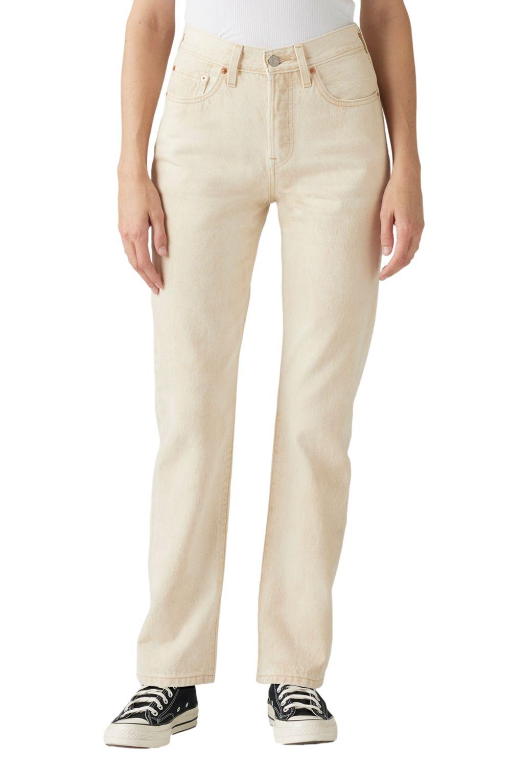 Jeans Mujer 501 Beige Levis 12501-0578-0
