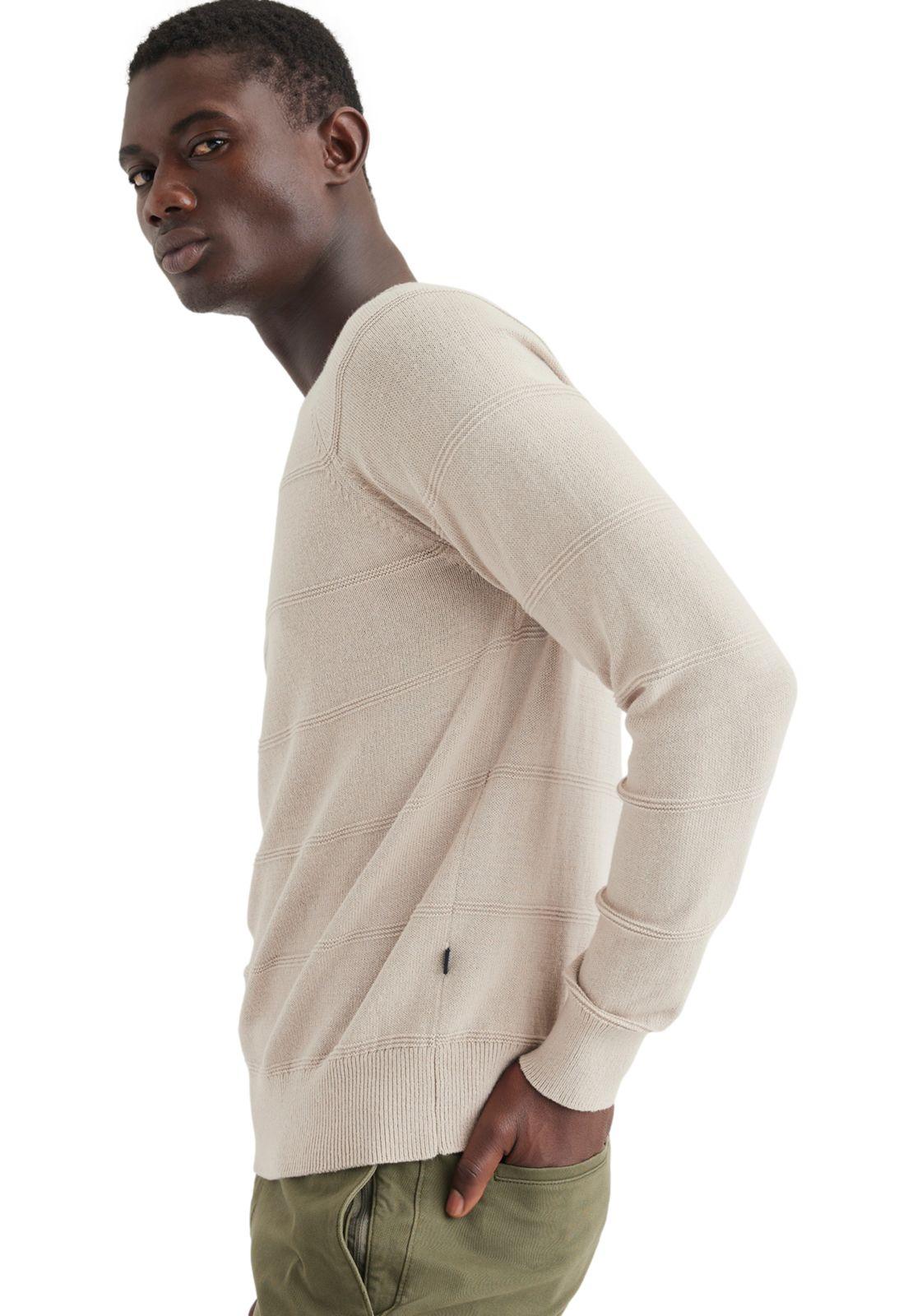 Sweater Hombre Crewneck Regular Fit Beige A1105-0046-1
