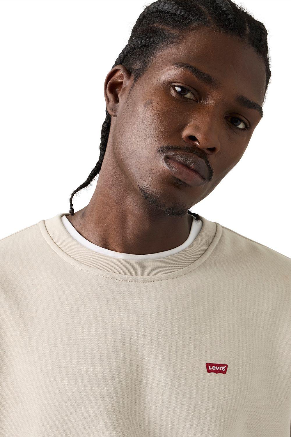 Polerón Hombre Core Ng Crew Sweatshirt Beige Levis 34257-0074-3
