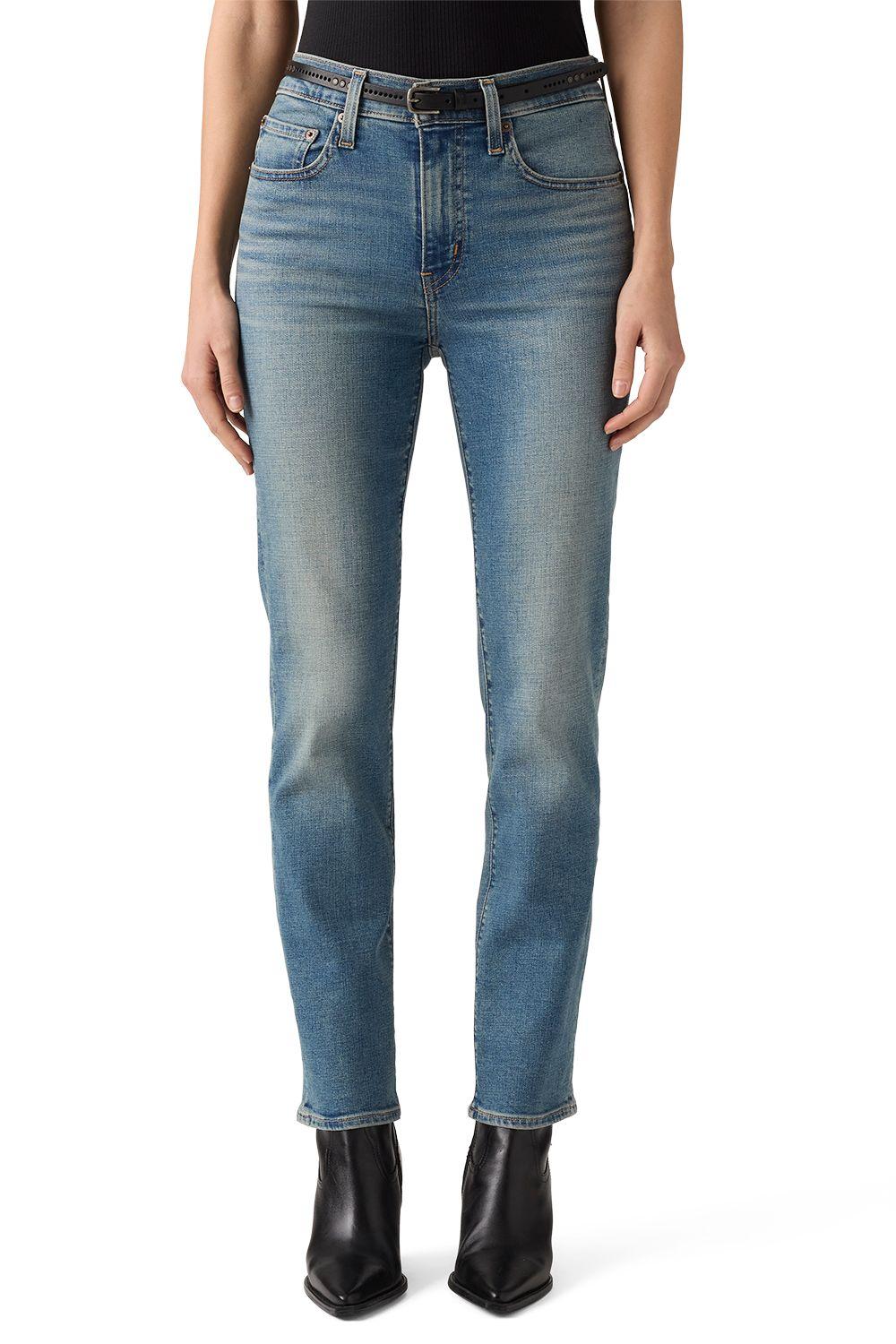 Jeans Mujer 724 High Rise Straight Azul Levis 18883-0393-0
