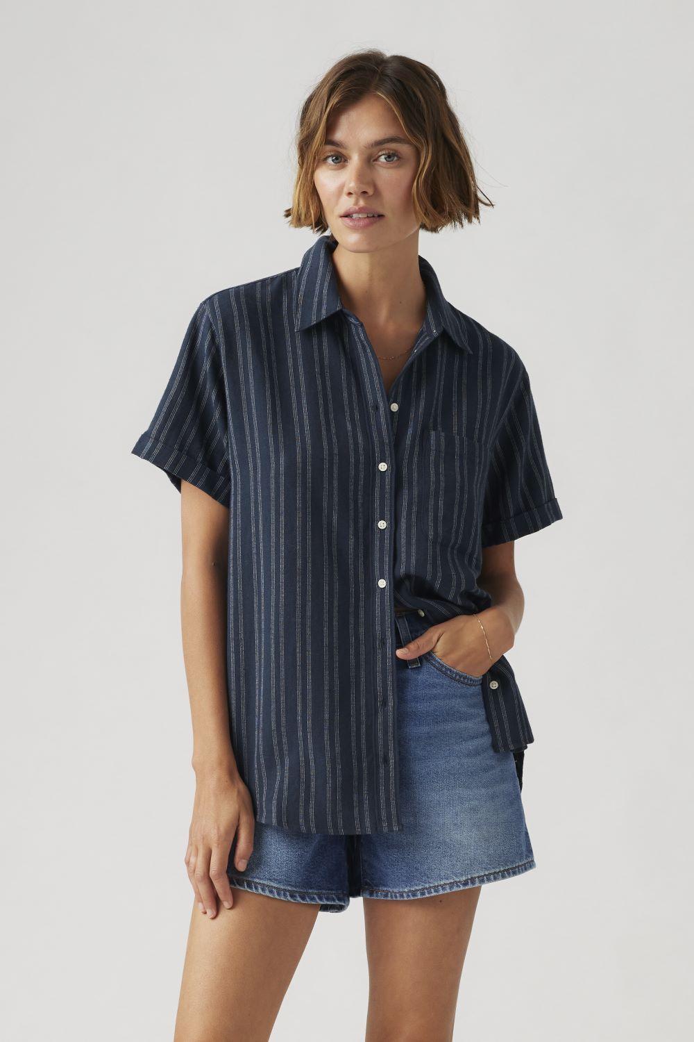 Blusa Mujer Darlene Shirt Azul Levis 001SJ-0009-0