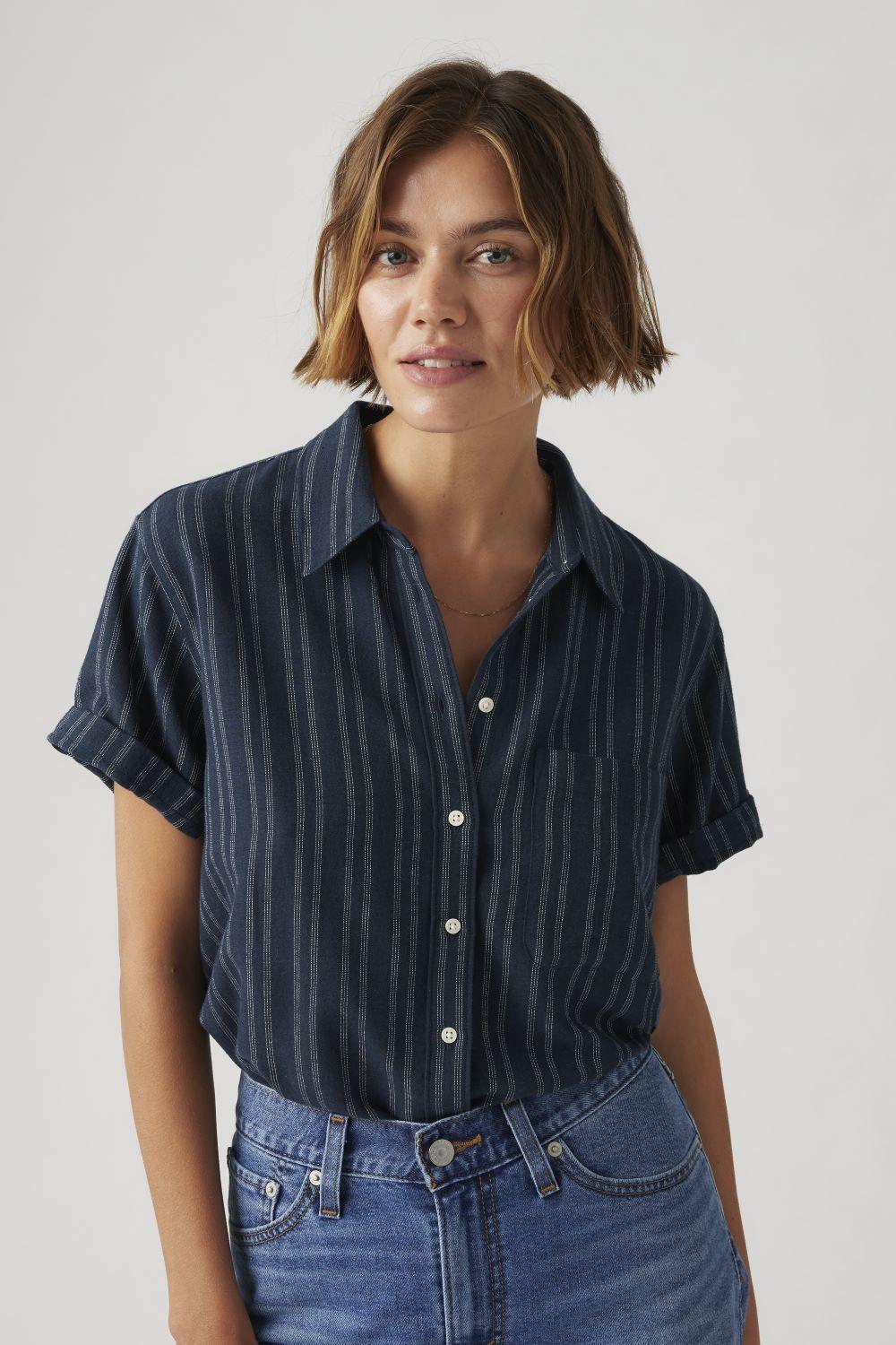 Blusa Mujer Darlene Shirt Azul Levis 001SJ-0009-2