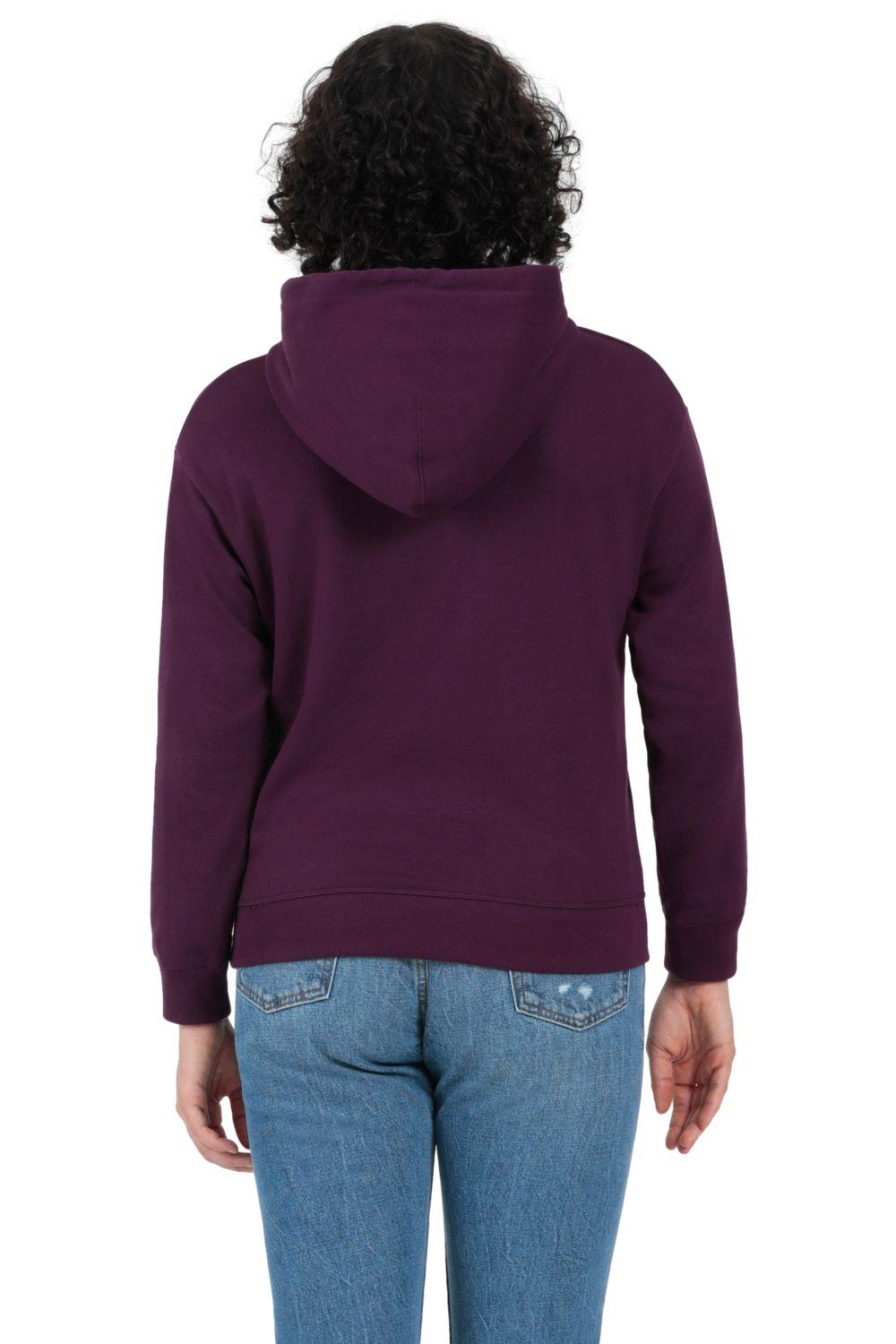 Polerón Mujer Gráfico Hoodie Logo Batwing Morado Levis 18487-0208-2