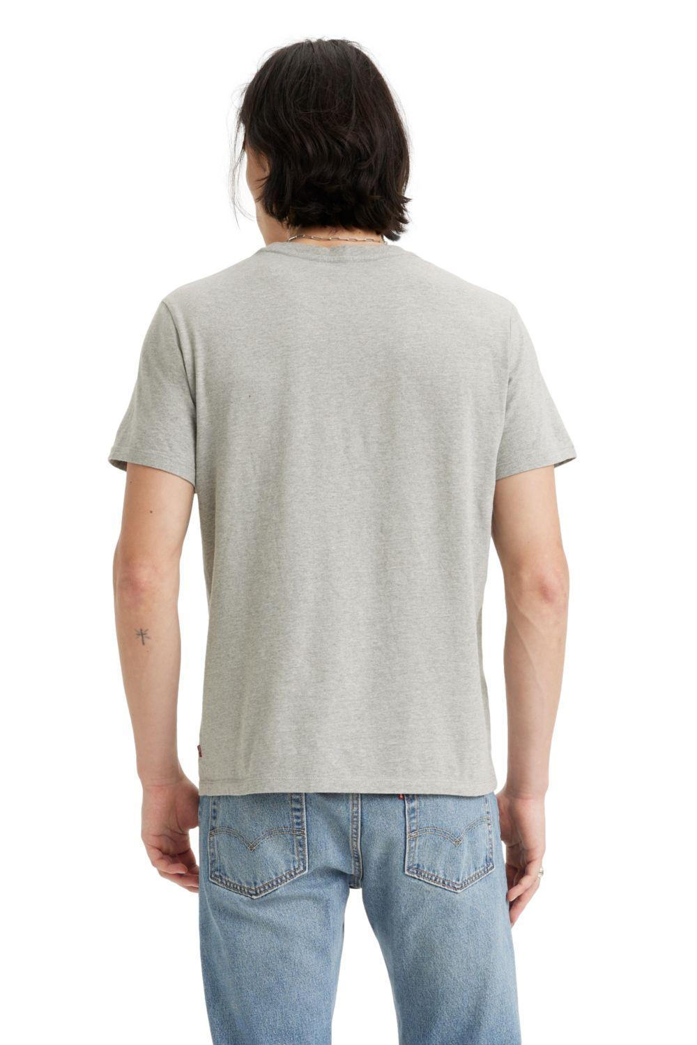 Polera Hombre Manga corta Gráfica Gris Levis 22491-1383-2