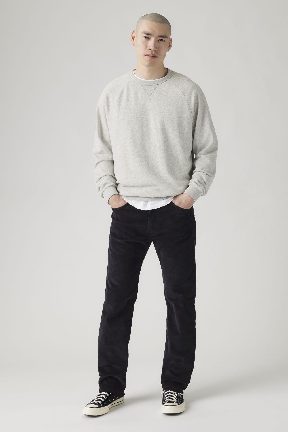 Jeans Hombre 505 Regular Cotelé Negro Levis 00505-1396-2