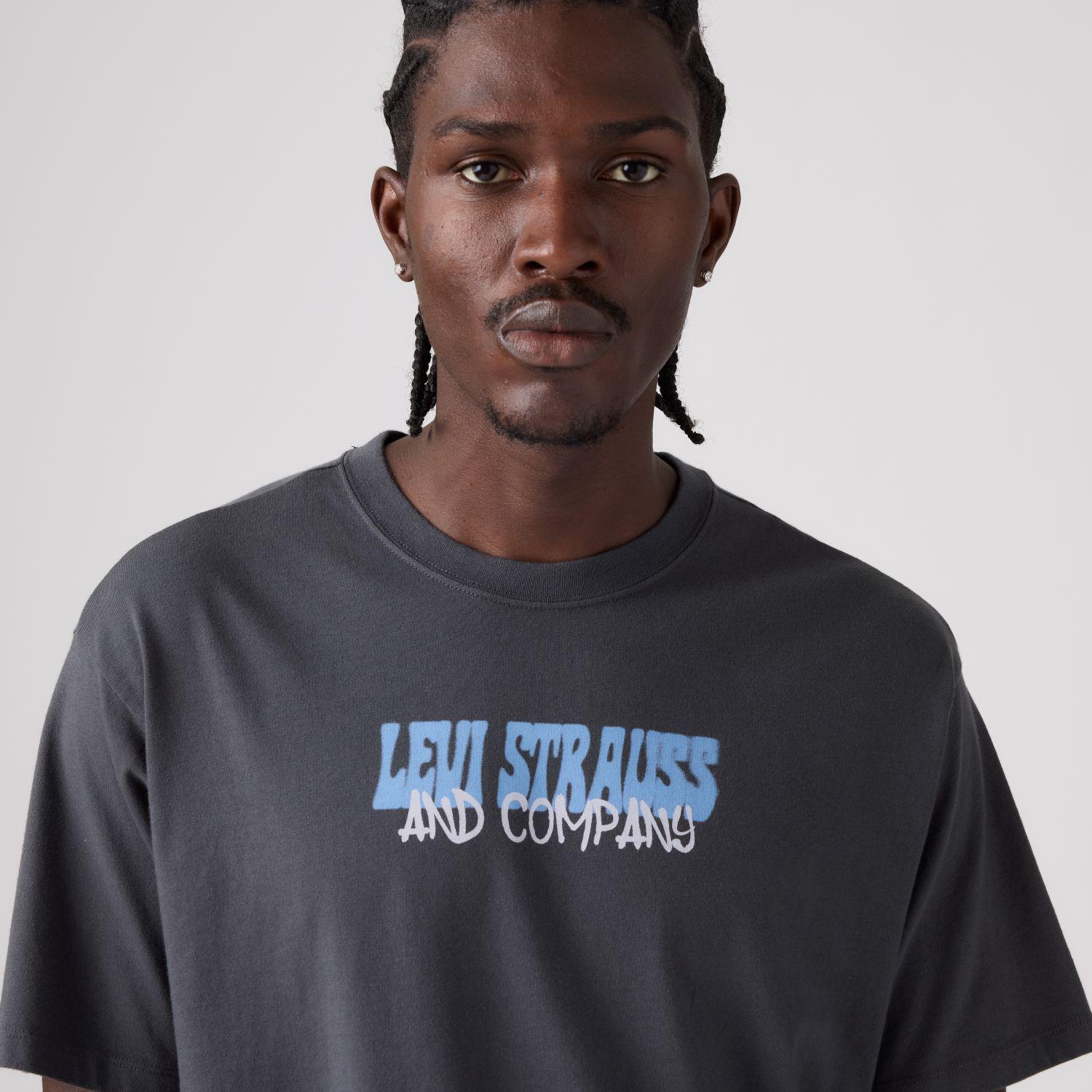 Polera Hombre Vintage Fit Graphic Tee Gris Levis 87373-0465-2