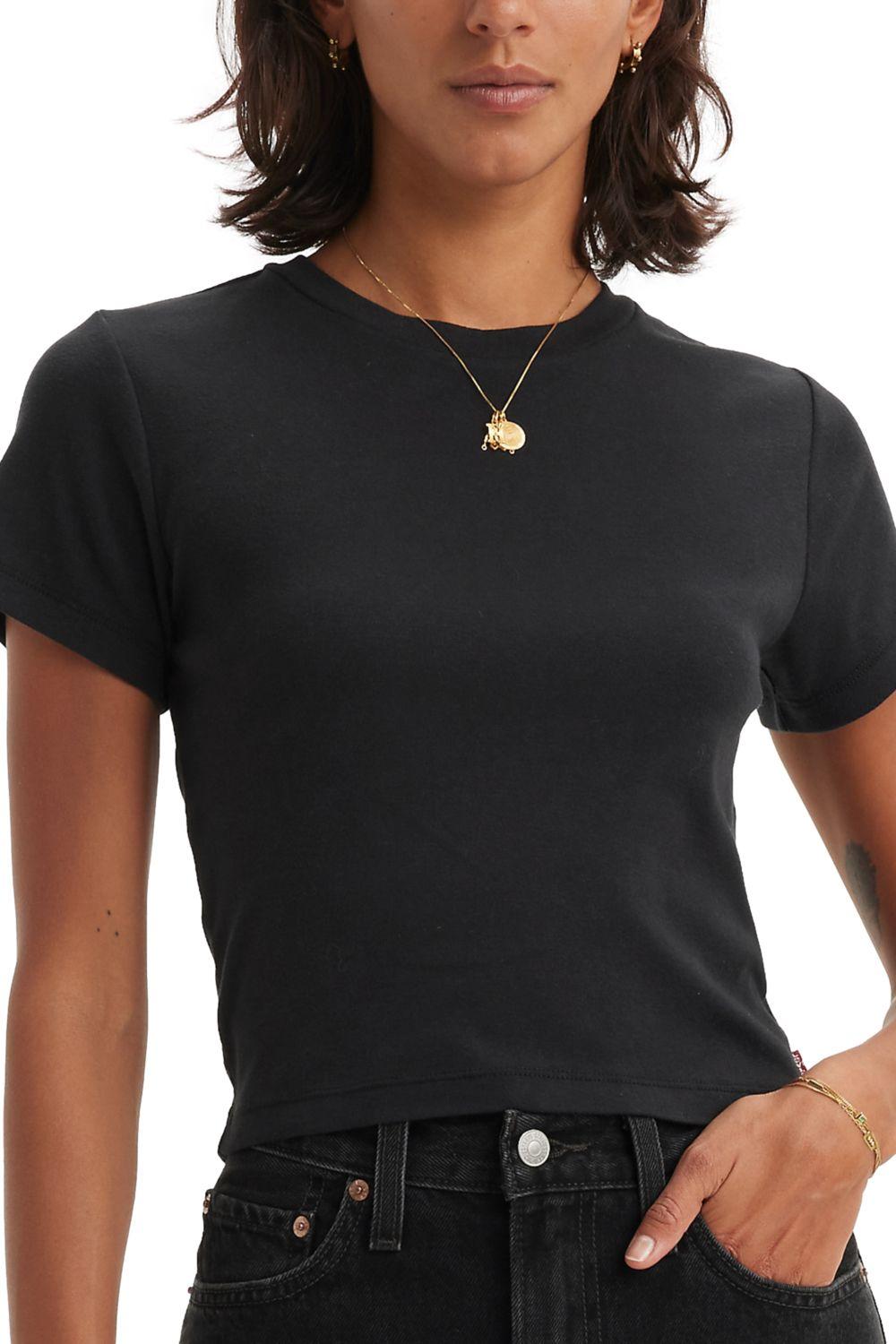 Polera Mujer Essential Sporty Tee Negro Levis A7419-0001-2