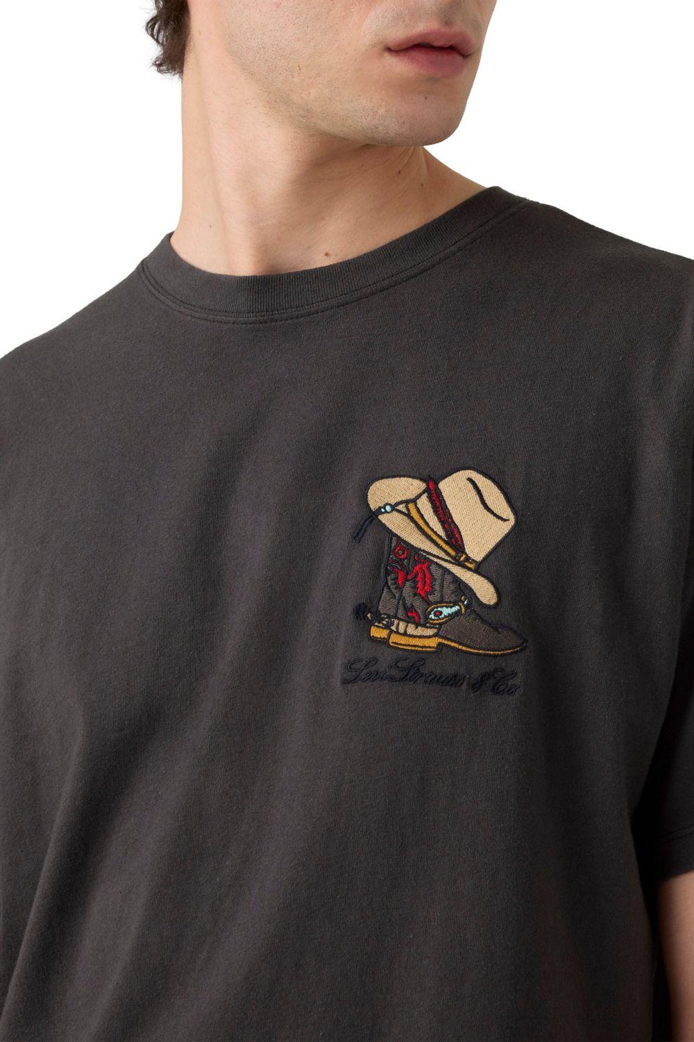 Polera Hombre Vintage Fit Graphic Tee Gris Levis 87373-0360-3