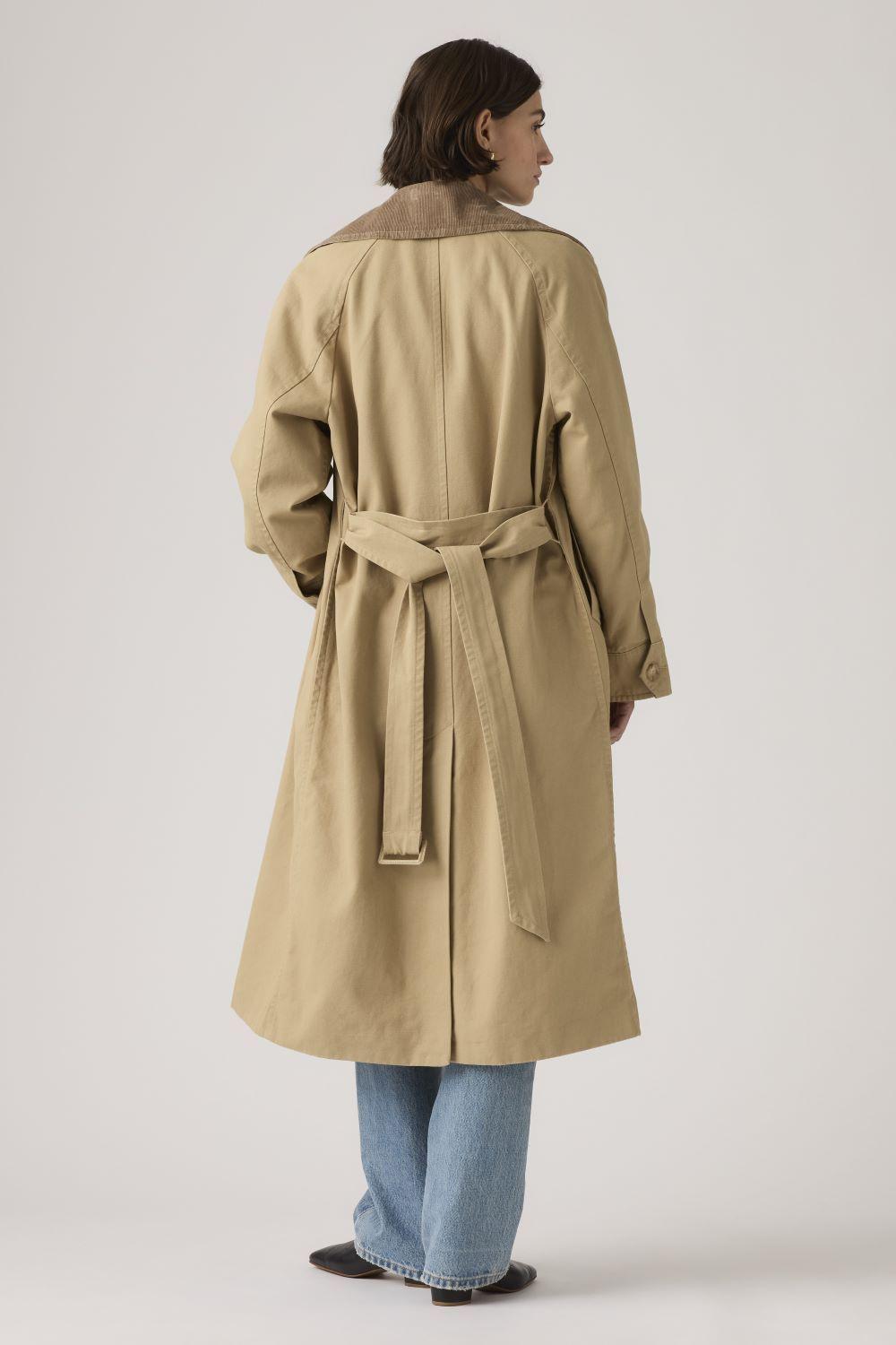 Chaqueta Mujer Bree Classic Long Trench Café Levis 005AP-0003-2