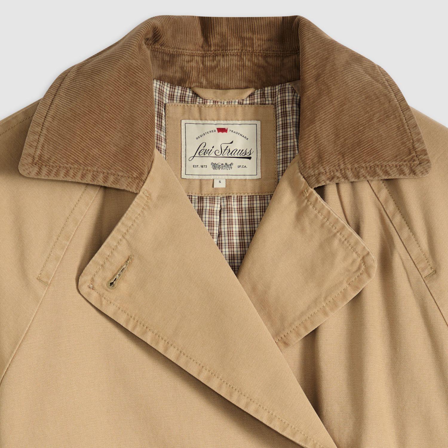 Chaqueta Mujer Bree Classic Long Trench Café Levis 005AP-0003-5