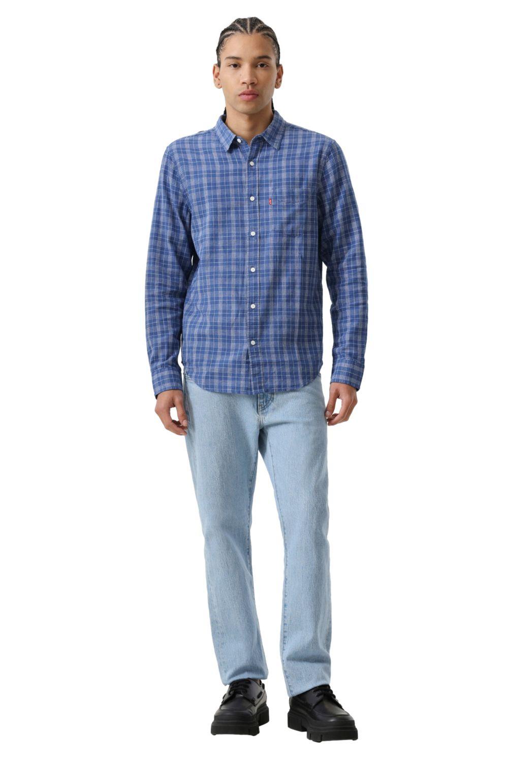 Camisa Hombre Classic 1 Pkt Standard Azul Levis 85748-0424-3