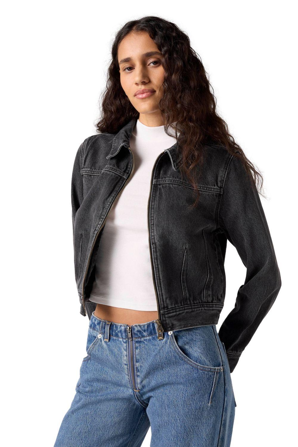 Chaqueta Mujer Dart Trucker Negro Levis 001W8-0001-2