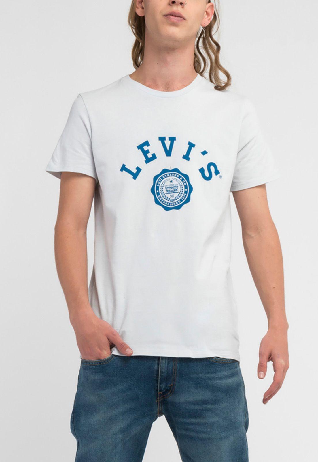 Polera Hombre Gráfica Blanco Levis 17783-0332-0
