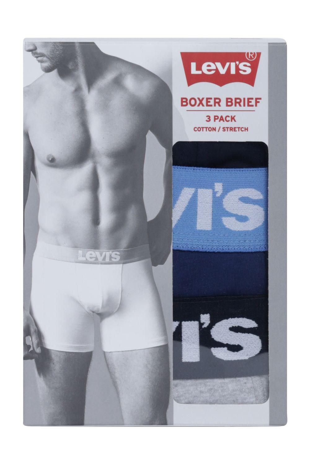 Boxer Hombre Brief Liso 3 Pack Multicolor Levis 37453-0925-4