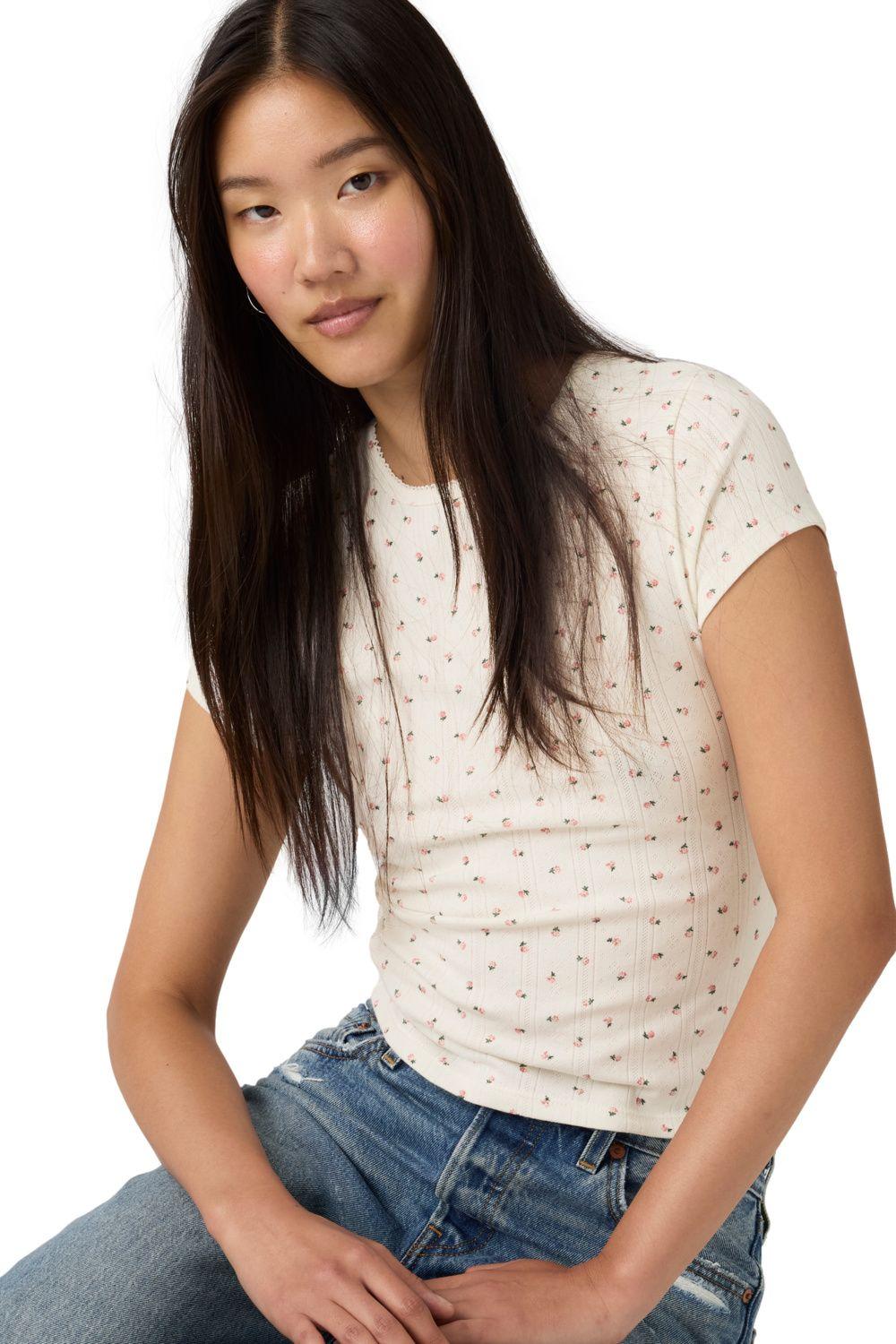 Polera Mujer Dry Goods Tee Rosado Levis 005IM-0007-2