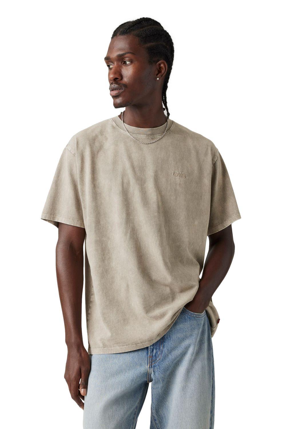 Polera Hombre Red Tab Vintage Tee Gris Levis A0637-0134-2