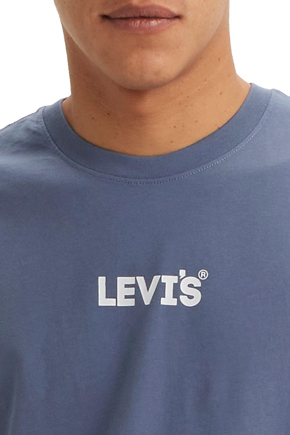 Polera Hombre Ss Relaxed Fit Tee Azul Levis 16143-1541-2