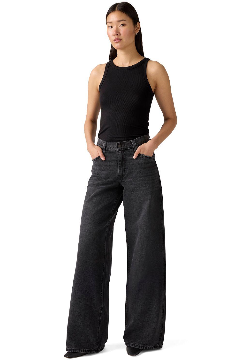 Jeans Mujer 94 Baggy Wide Leg Negro Levis A5929-0049-3