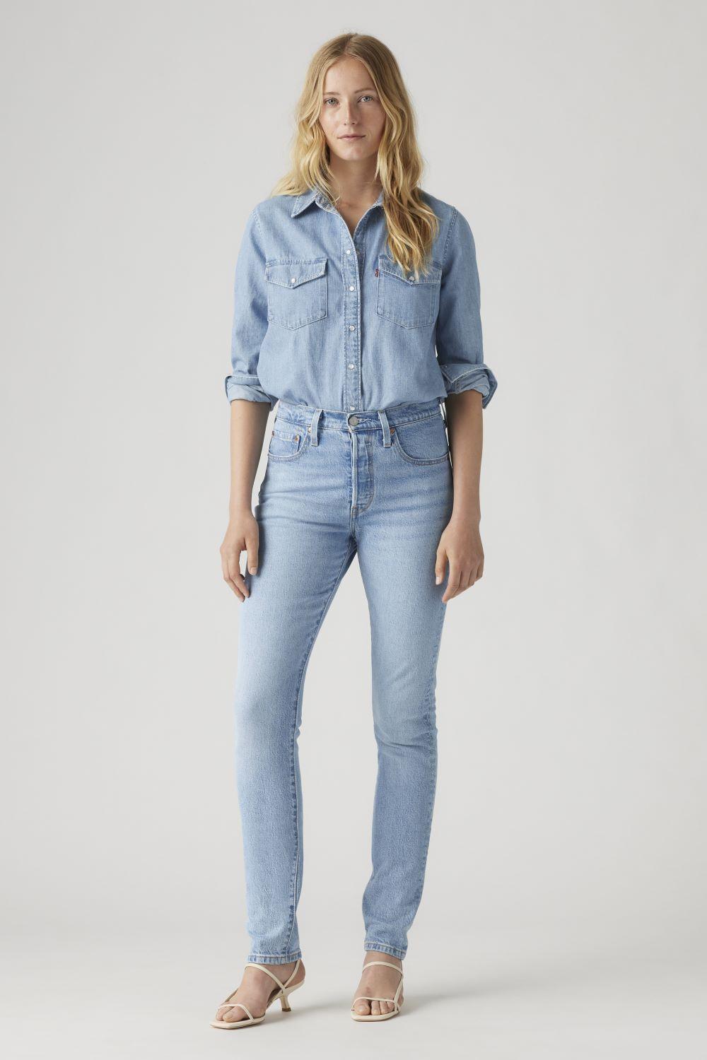 Jeans Mujer 501 Skinny Azul Levis 29502-0117-1