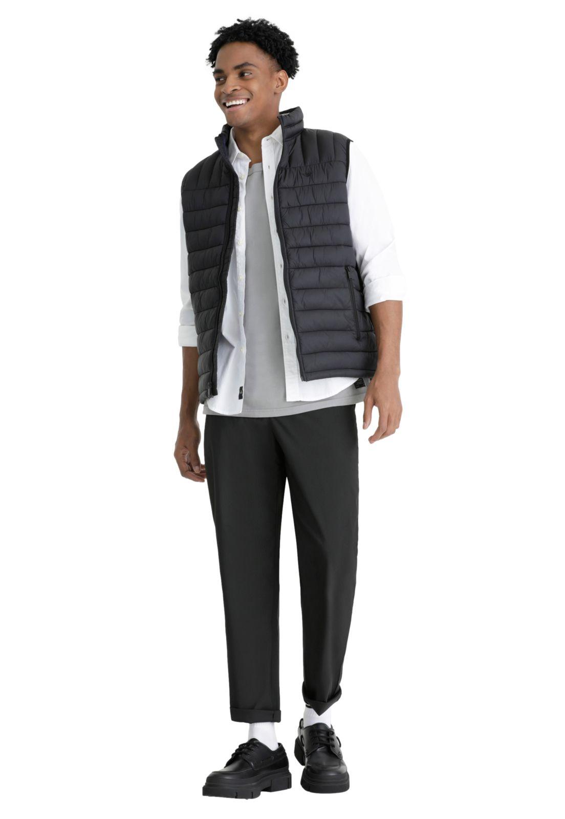 Parka Sin Mangas Packable Vest Regular Fit Negro 001O7-0000-3